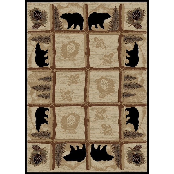 Sleep Ez 3 ft. 11 in. x 5 ft. 3 in. Hearthside Toccoa Area Rug, Multi Color SL2621687 - main